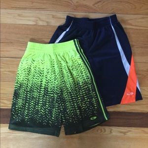 2 pairs boys Champion shorts. Size M (8-10)